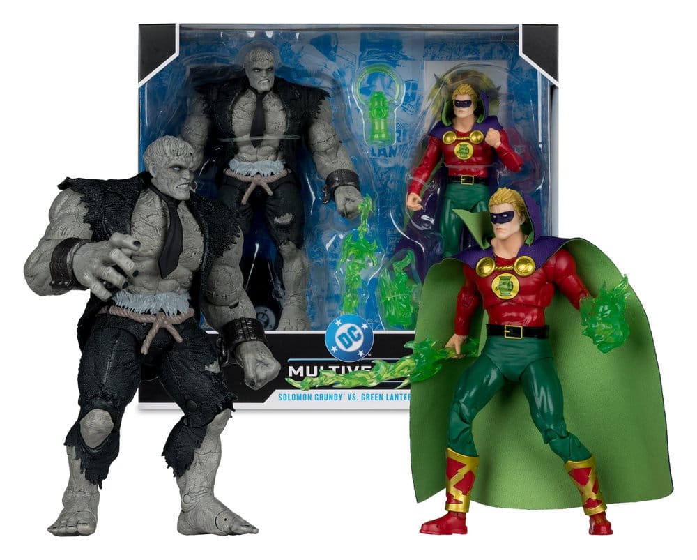 DC Multiverse Actionfiguren 2er-Pack Solomon Grundy vs Green Lantern 18 cm