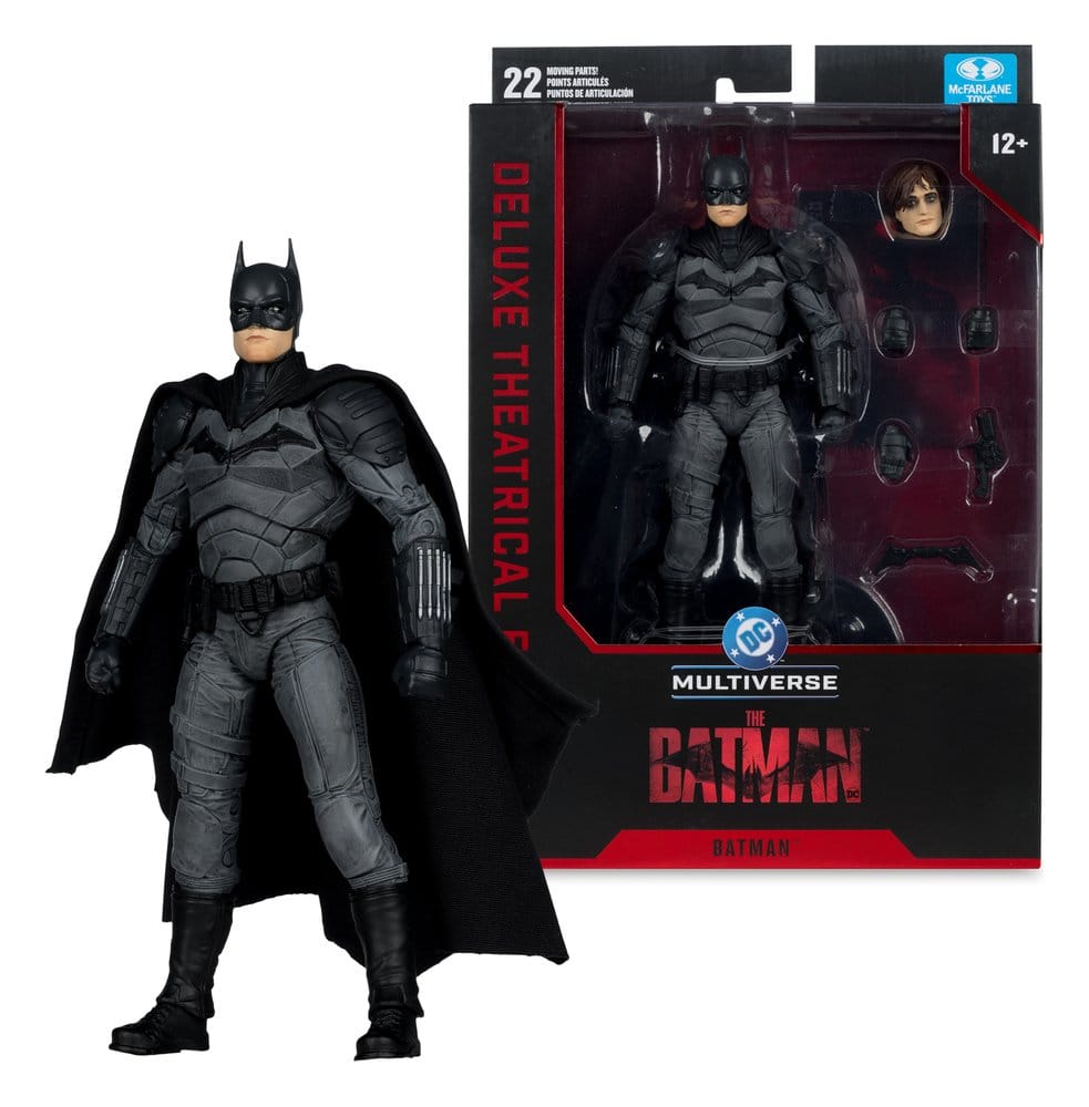 DC Multiverse Actionfigur Batman (The Batman) Deluxe Theatrical Edition 18 cm