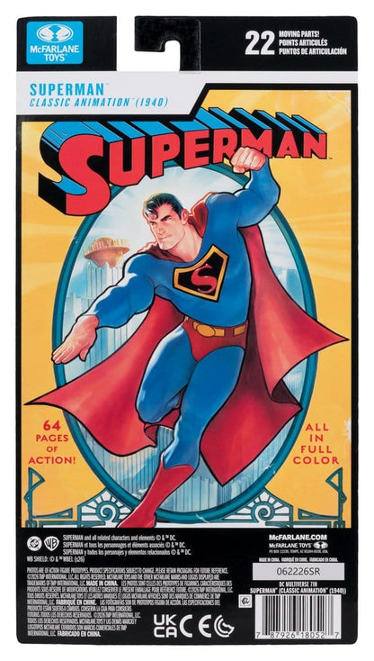 DC Multiverse Actionfigur Superman (Classic Animation 1940) 19 cm
