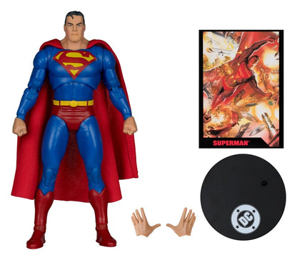DC Direct Page Punchers Actionfigur Superman (Justice #1) (Red Platinum Edition) 19 cm
