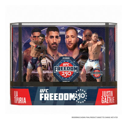 UFC McFarlane’s SportsPicks Actionfiguren 2er-Pack Ilia Topuria vs Justin Gaethje (Freedom 250) 18 cm