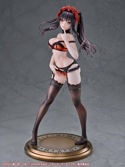 Date A Live V Re:Dress PVC Figur 1/4 Kurumi Tokisaki Dress shirt Ver. 40 cm