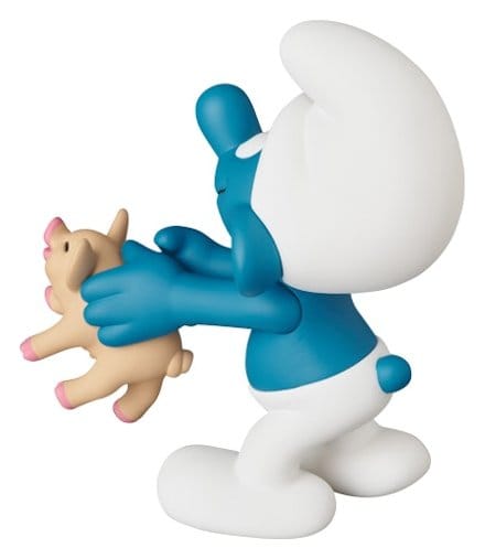 Die Schlümpfe UDF Minifigur Schlumpf mit Schwein 8 cm
