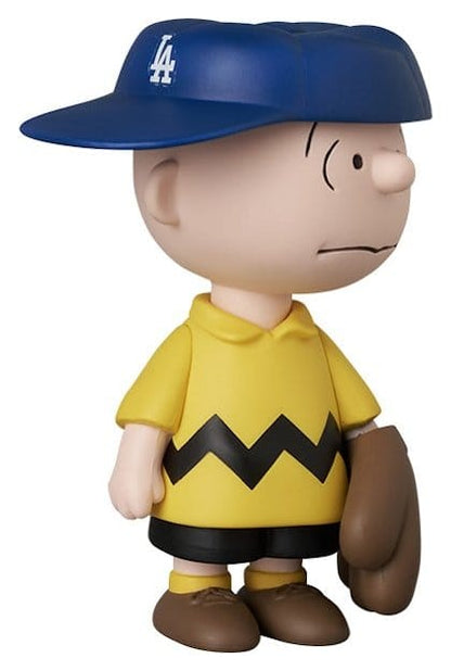 MLB × Peanuts UDF PVC Figur Los Angeles Dodgers Charlie Brown 9 cm
