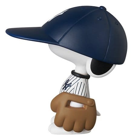 MLB × Peanuts UDF PVC Figur New York Yankees Snoopy 7 cm