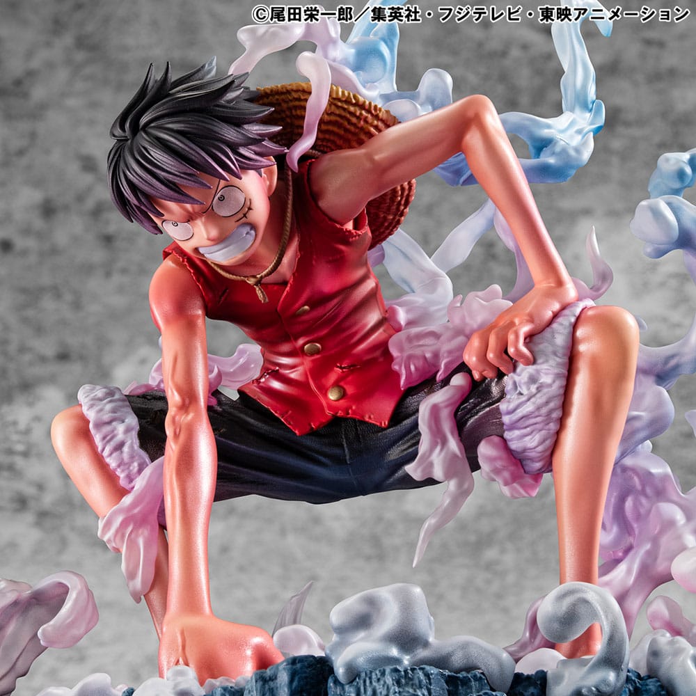 One Piece P.O.P PVC Statue Monkey D. Ruffy Gear 2 Limited Edition 19 cm