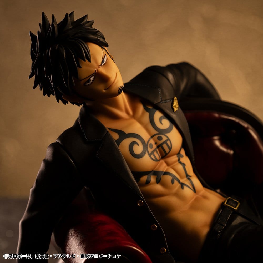 One Piece Portrait.Of.Pirates "S.O.C" PVC Figur Trafalgar Law Ver.R