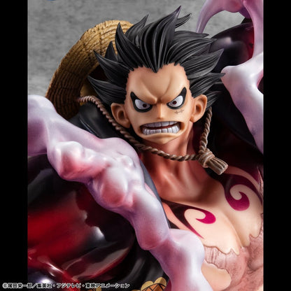 One Piece Portrait.Of.Pirates SA-Maximum PVC Figur Monkey D. Ruffy Gear 4 Bounce-Man 10th Limited Ver. 30 cm