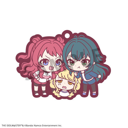 Idolmaster Rubber Mascot Buddycolle Gummi-Anhänger Gakuen 7 cm Sortiment (6)