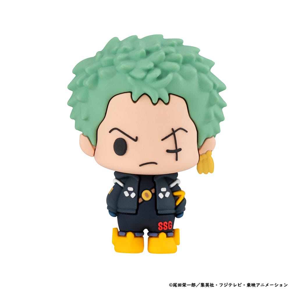 One Piece Chokorin Mascot Series Sammelfiguren 6er-Pack Egghead Ver. 5 cm