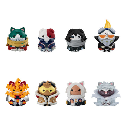 My Hero Academia Mega Cat Project Minifiguren Heroaca Cats No.01 3 cm Blind Box Sortiment (8) (Repeat)