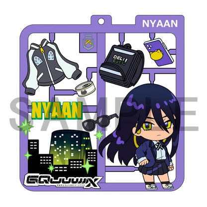 Mobile Suit Gundam GQuuuuuuX Plat Collection Anhänger Sortiment (4)