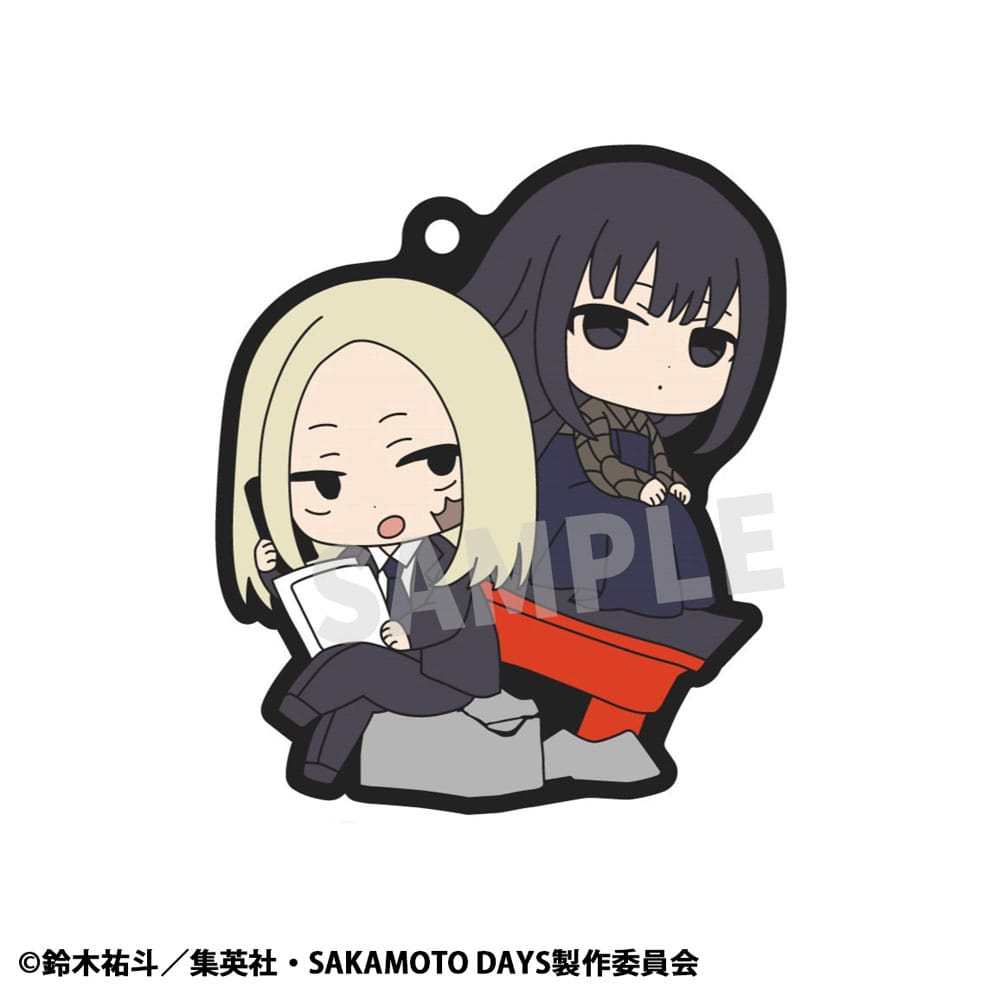 Sakamoto Days Rubber Mascot Buddycolle Gummi-Anhänger Vol. 2 7 cm Sortiment (6)