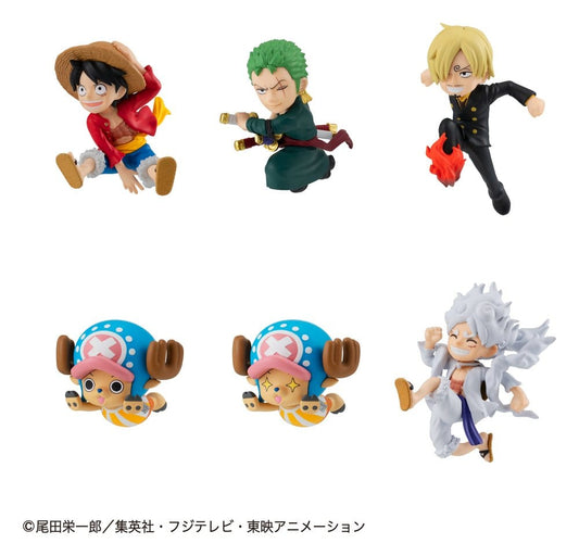 One Piece Tobimas Minifiguren 5 cm Blind Box Display (6) (Repeat)