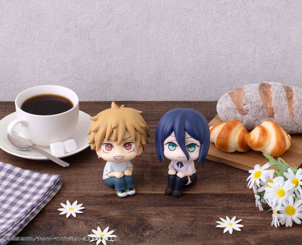 Chainsaw Man The Movie: Reze Arc Look Up PVC Statuen Denji & Reze Set (with gift) 11 cm