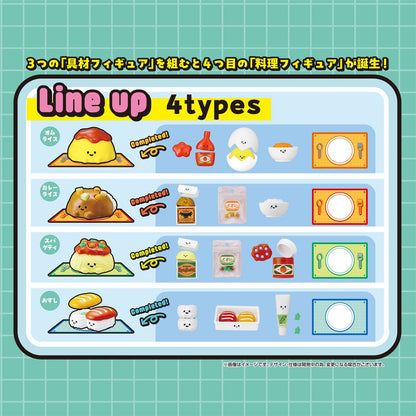 Recipeeez Sammelfiguren Menu 01 3 cm Sortiment (4)