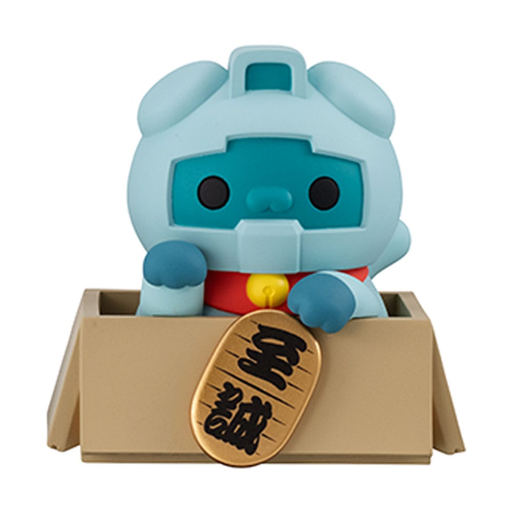 Mobile Suit Gundam Mega Cat Project Sammelfiguren Cats Luckycat 6 cm Blind Box Sortiment (6) (with gift)