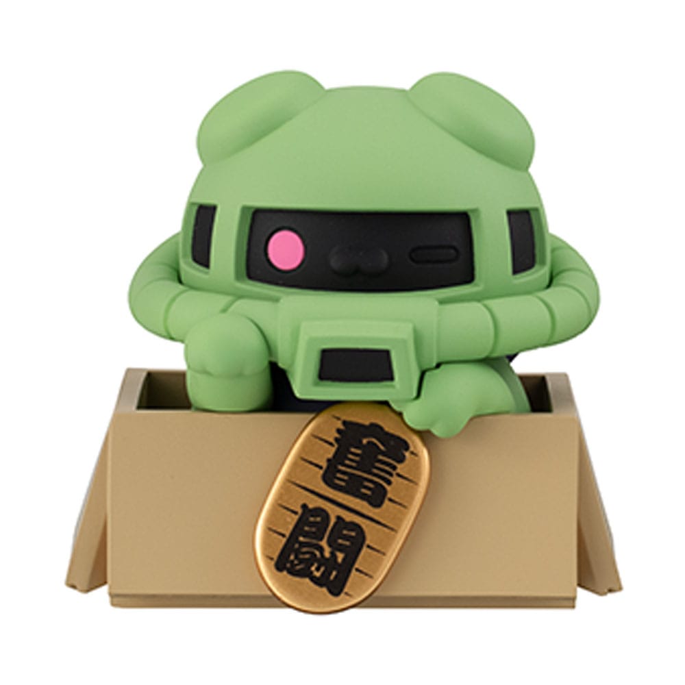 Mobile Suit Gundam Mega Cat Project Sammelfiguren Cats Luckycat 6 cm Blind Box Sortiment (6) (with gift)