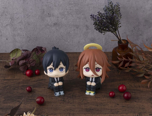 Chainsaw Man The Movie: Reze Arc Look Up PVC Statue Aki Hayakawa Smile Ver. & Angel Devil Set (with gift) 11 cm