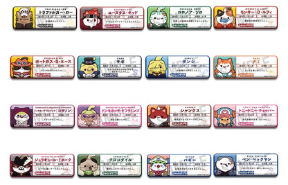 One Piece Mega Cat Project Metallabzeichen NyanPieceNyan! Name Collection 8 cm Blind Box Display (16) (Repeat)