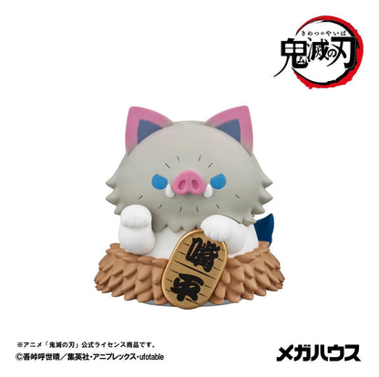Demon Slayer: Kimetsu no Yaiba Mega Cat Project Minifiguren 6 cm Demon Slayer Fortune Cats ver. 02 Blind Box Display (8) (Repeat)
