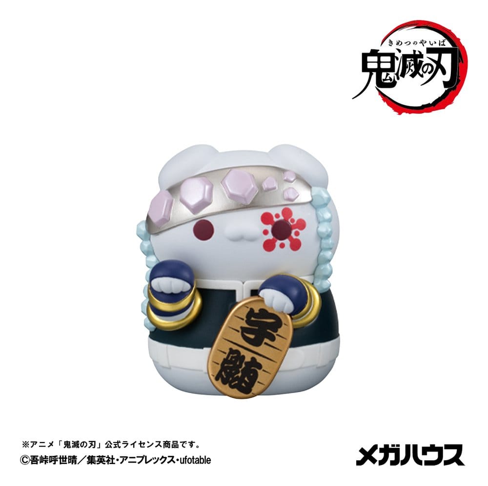 Demon Slayer: Kimetsu no Yaiba Mega Cat Project Minifiguren 6 cm Demon Slayer Fortune Cats ver. 02 Blind Box Display (8) (Repeat)