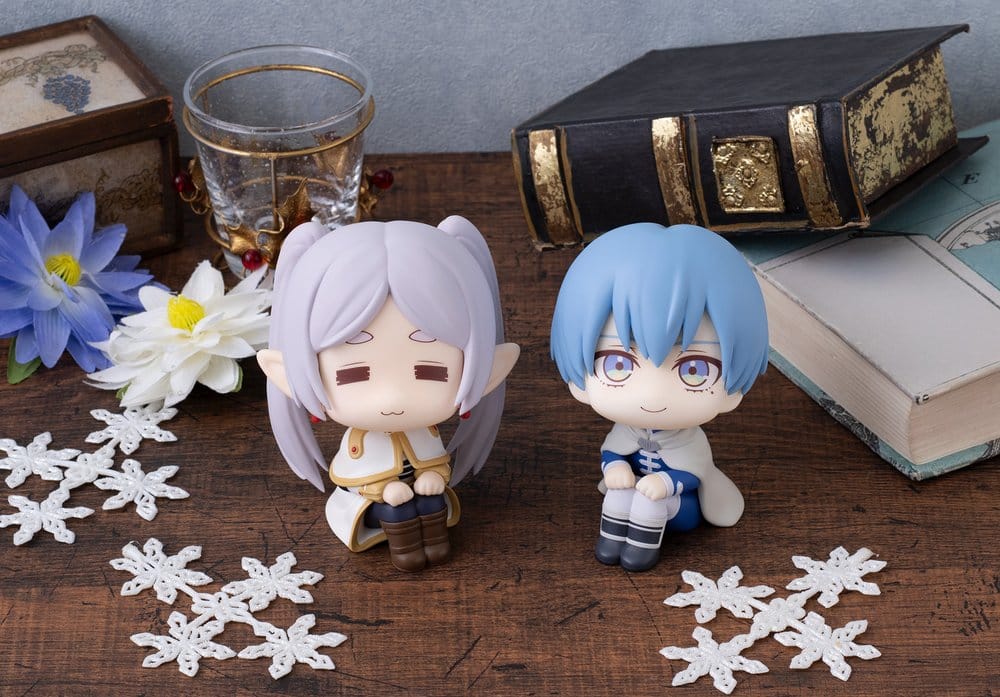 Frieren: Beyond Journey's End Look Up PVC Statuen Frieren Droopy Face Ver. & Himmel 11 cm (with gift)