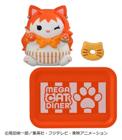 One Piece Mega Cat Project Minifiguren NyanPieceNyan! Diner! 3 cm Blind Box Display (6)