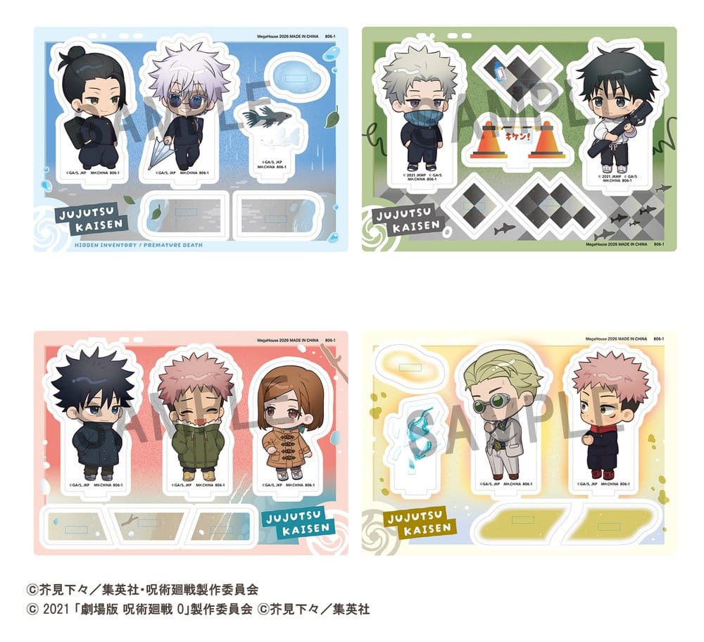 Jujutsu Kaisen Buddycolle Acrylaufsteller 5th Anniversary B Toge Inumaki & Yuta Okkotsu (Jujutsu Kaisen 0) 10 cm