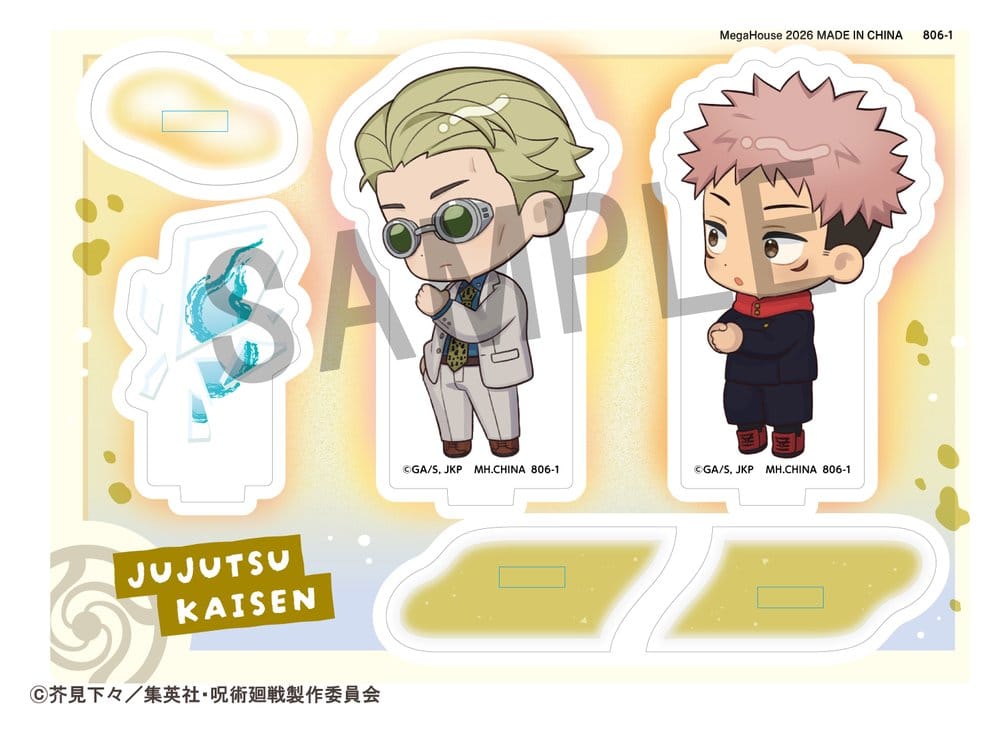 Jujutsu Kaisen Buddycolle Acrylaufsteller 5th Anniversary D Kento Nanami & Yuji Itadori 10 cm