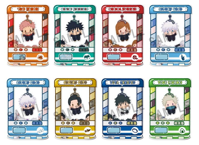 Jujutsu Kaisen Chara Catcher Acryl-Figuren Anime 5th Anniversary 9 cm Blind Box Sortiment (8)