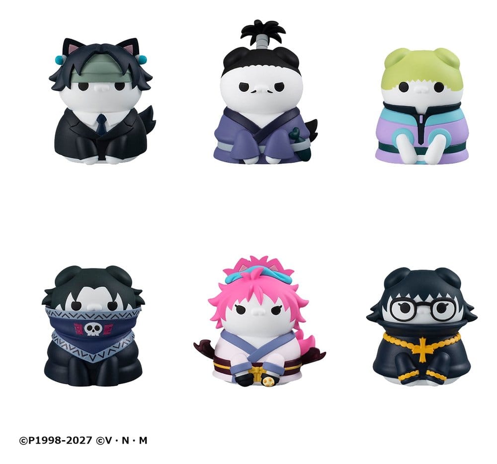 Hunter x Hunter Mega Cat Project Minifiguren Nyanter x Nyanter the Phantom Troupe x Cat 3 cm Blind Box Display (8)