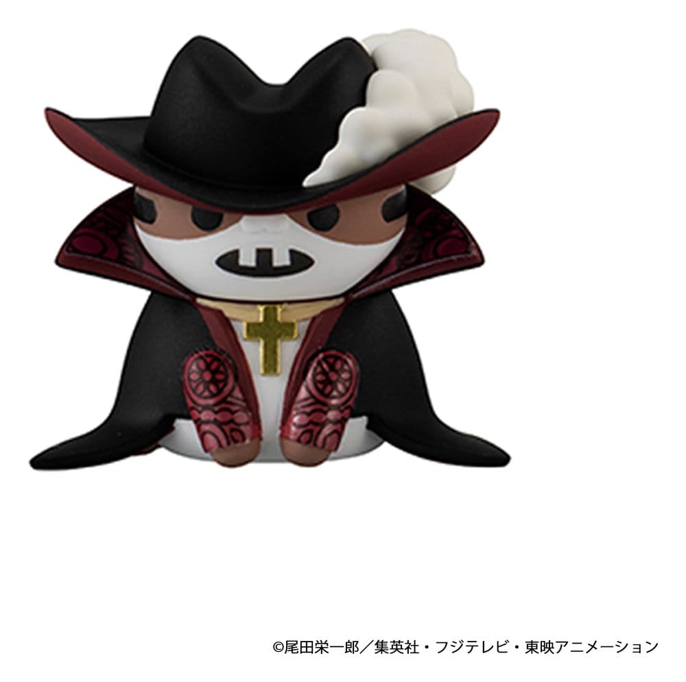 One Piece Mega Cat Project Nyan Piece Nyan! Luffy & the Seven Warlords of the Sea Minifiguren 3 cm Blind Box Display (8) (Repeat)