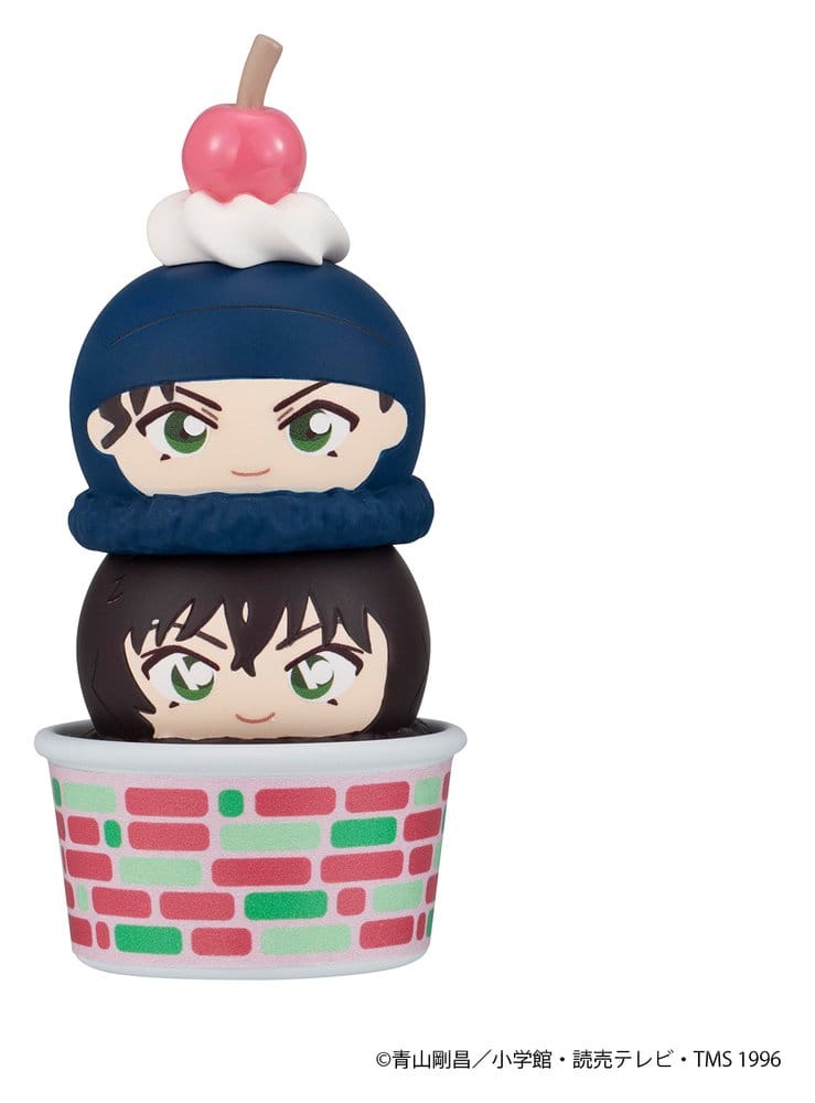 Detective Conan Tsumichen Stack up &amp; Change Minifiguren 8 cm Blind Box Sortiment (6) (with gift)