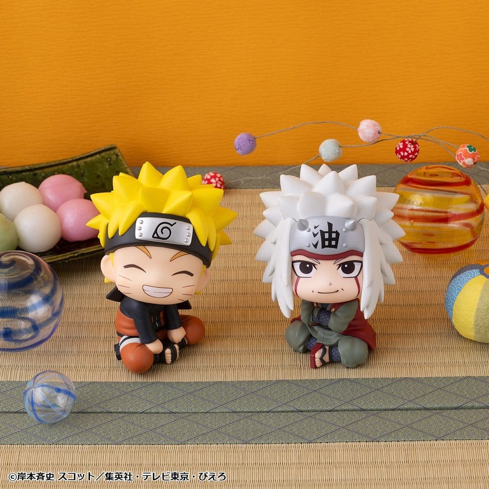 Naruto Shippuden Look Up PVC Figuren 2er-Pack Naruto Uzumaki Smile Ver. & Jiraiya 11 cm (with gift)