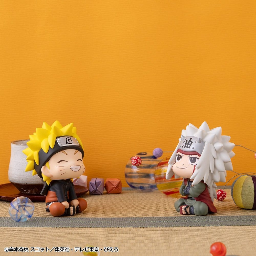 Naruto Shippuden Look Up PVC Figuren 2er-Pack Naruto Uzumaki Smile Ver. & Jiraiya 11 cm (with gift)