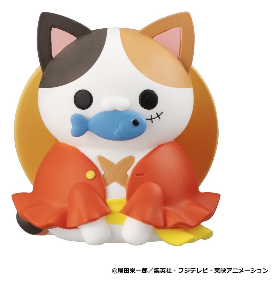 One Piece Mega Cat Project Minifiguren NyanPieceNyan! I'm gonna be king of Paw-rates!! Blind Box Sortiment (8) (Repeat)