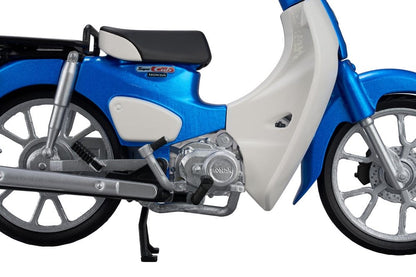 Honda Kaitanics Plastic Model Kit Super Cub 110 Glint Wave Blue Metalic