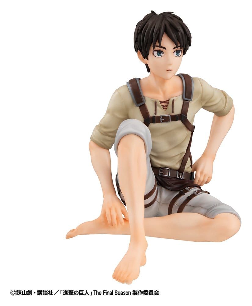 Attack on Titan G.E.M. Series PVC Figur Eren Yeager Palm Size 10 cm