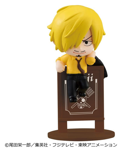 One Piece Ochatomo series Minifiguren Pirates Party 4 cm Blind Box Display (8) (Repeat)