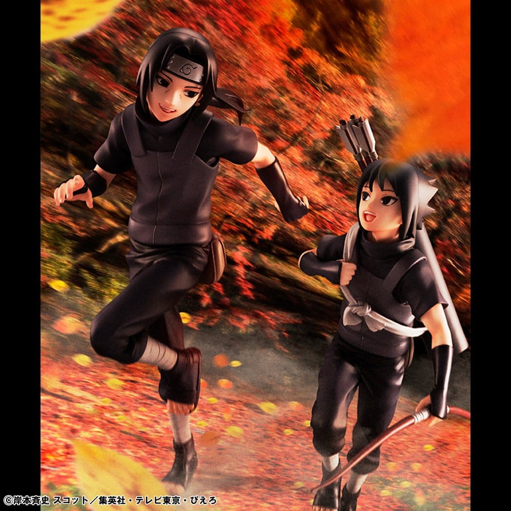 Naruto Shippuden G.E.M. Series PVC Figuren 2er-Pack Itachi Uchiha & Sasuke (Repeat)