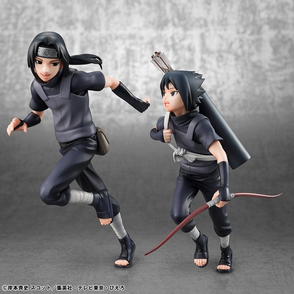 Naruto Shippuden G.E.M. Series PVC Figuren 2er-Pack Itachi Uchiha & Sasuke (Repeat)