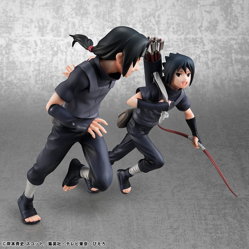 Naruto Shippuden G.E.M. Series PVC Figuren 2er-Pack Itachi Uchiha & Sasuke (Repeat)