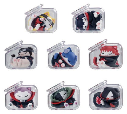 Naruto Shippuden Mega Cat Project Minifiguren Good Night Nyaruto! Gathering Akatsuki Edition Vol. 1 6 cm Blind Box Display (8)