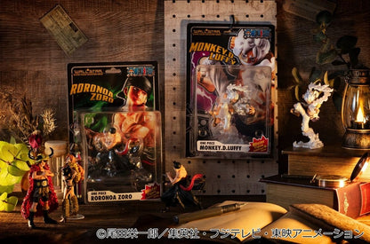 One Piece Wallstar PVC Figuren 2er-Pack Monkey D. Ruffy Gear Fifth & Roronoa Zoro (with gift) 10 cm