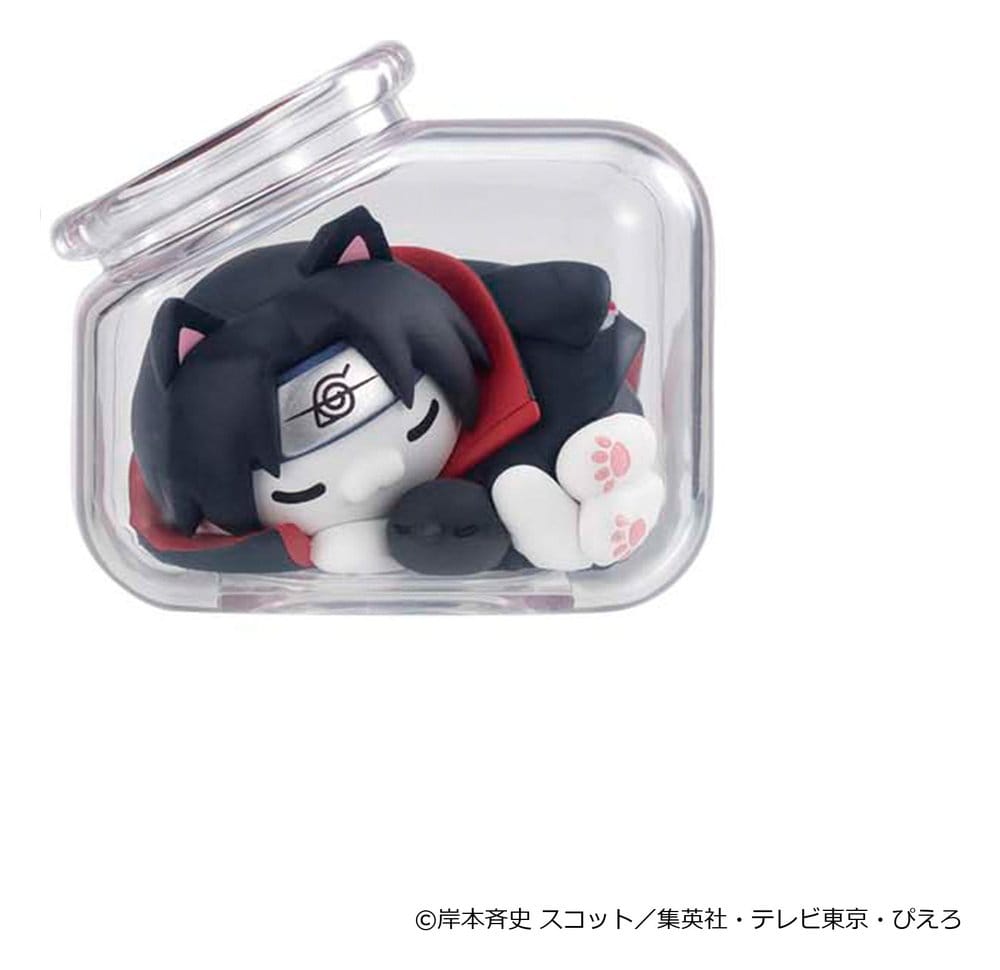 Naruto Shippuden Mega Cat Project Minifiguren Good Night Nyaruto! Gathering Akatsuki Edition Vol. 2 6 cm Blind Box Display (8)