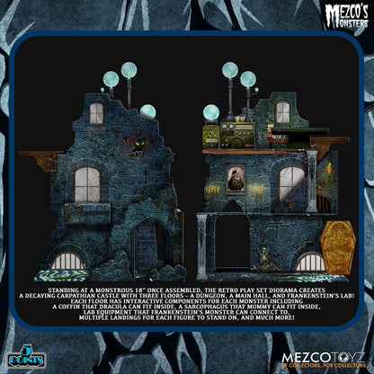Mezco's Monsters 5 Points Actionfiguren Tower of Fear Deluxe Box Set 9 cm