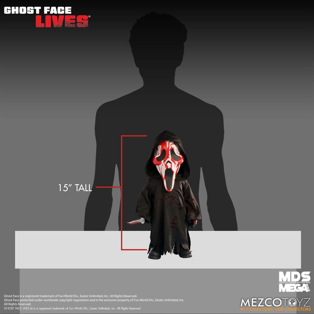 Scream MDS Roto Puppe Bloody Ghost Face 38 cm