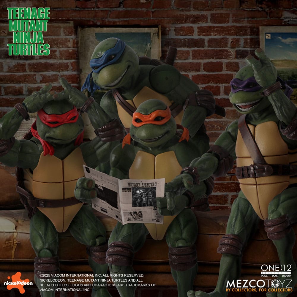 Teenage Mutant Ninja Turtles Actionfiguren Box-Set 1/12 Teenage Mutant Ninja Turtles (1990 Movie) 15 cm