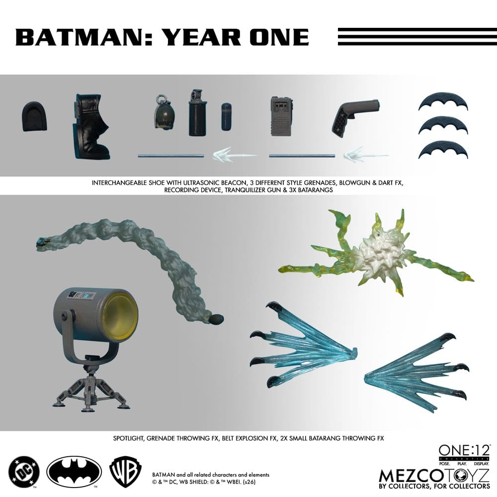 DC Comics Actionfigur 1/12 Batman: Year One 17 cm